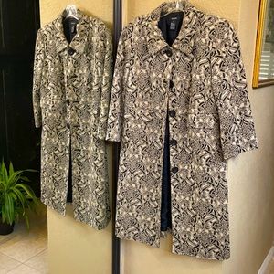 Vintage Alfani 3/4 sleeved coat